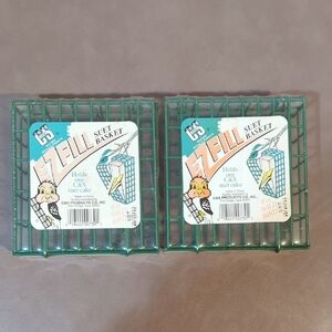 C And S Suet Basket Ez Fill For Wild Birds Holds 1 Cake New In Plastic Hanger